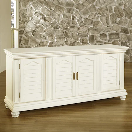 Entertainment Console with Doors